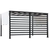 Sunjoy Modante Pavillon 3,72 x 2,26 m Weiß