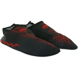 airjoy Neopren-Bade-Schuhe mit herausnehmbarer Innensohle Wasser-Schuhe mit farblichen Highlights 7654618 Schwarz/Rot - 42-43