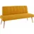 exxpo - sofa fashion Polsterbank Costa Gelb 182 x 92 x 68 cm