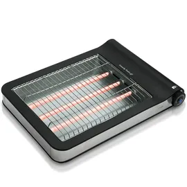 Sogo Flachtoaster Schwarz