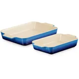 Le Creuset Auflaufform Klassik rechteckig 2er-Set 25/32 cm
