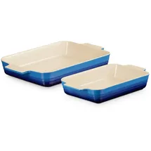 Le Creuset Auflaufform Klassik rechteckig 2er-Set 25/32 cm