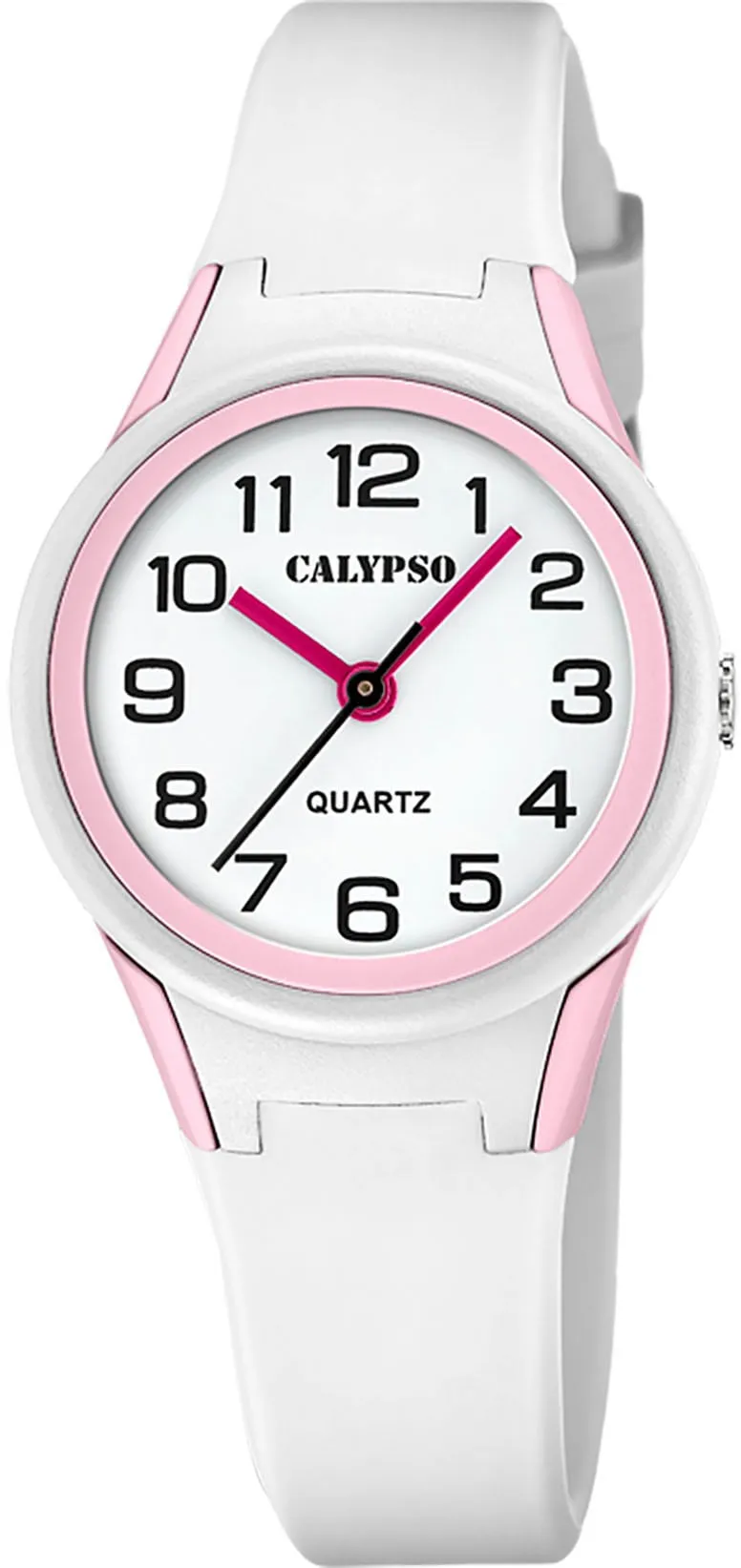 Quarzuhr CALYPSO WATCHES "Sweet Time, K5834/1" Armbanduhren grau (hellgrau) Kinder Kinderuhren Armbanduhr, Kinderuhr, bis 10 bar wasserdicht, ideal als Geschenk