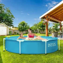 Intex Metal Frame Pool Set 244 x 51 cm inkl. Filterpumpe