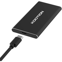 KOOTION Externe Portable SSD 250GB USB 3.1 Typ-C Schnell Solid State Drive Disk High Speed bis zu 550MB/s Festplatte Tragbar Ultra-Slim Type C 250G für Windows, MacBook, Xbox, PS3/4, 41g