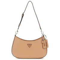 GUESS Noelle Top Zip Shoulder Bag beige