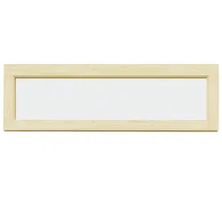 Weka feststehendes Fenster für Gartenhaus Batu 150 x 45 cm naturbelassen