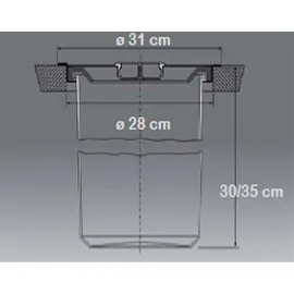 Wesco Ergo-Master 13 l Weiß