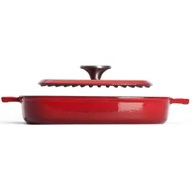 WOLL Iron Steakpfanne 24 x 24 cm rot