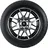 UNITRAILER Anhängerrad 155/70 R13 mit Alufelge für leichte PKW-Anhänger