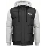Lonsdale Dowpot Jacke - Black / Marl Grey / White - M