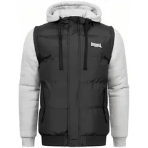 Lonsdale Dowpot Jacke - Black / Marl Grey / White - M