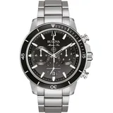 Chronograph Bulova Versilbert/Stahl Kollektion Marine Star - mann