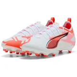 Puma Ultra 5 Pro FG/AG Fußballschuhe Kinder 01 white/black/glowing red 34.5