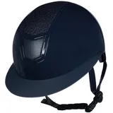 HKM Reithelm Shiny Diamond Dunkelblau, S=