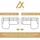 ax living Eckcouch Schlaffunktion 2-Sitzer Beige
