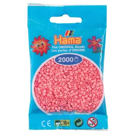 Hama Mini-Perlen 2000 Stück hellrot