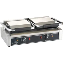 Chefgastro Kontaktgrill BxTxH 580x410x190mm