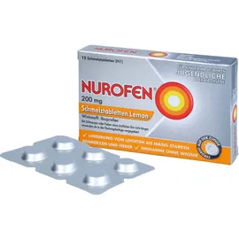 RECKITT Nurofen 200 mg Schmelztabletten Lemon 12 St.