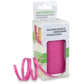 Präsent Geschenkband COTTONFIELD matt pink 5,0 mm x 100,0 m