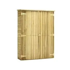 vidaXL Geräteschuppen 1,23 x 0,5 x 1,71 m imprägniert