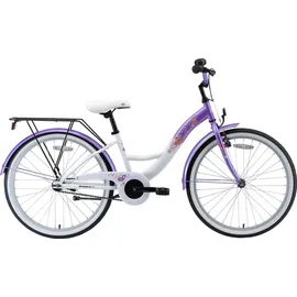 Bikestar Classic 24" lila/weiß Rücktrittbremse