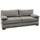 luma-home Schlafcouch Feincord 2-Sitzer Hellgrau