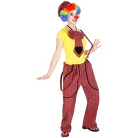 dressforfun Clown-Kostüm Frauenkostüm Clown Pepa rot S - S