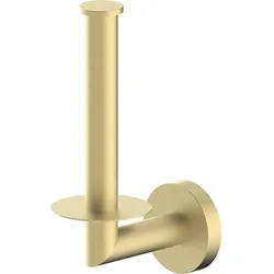 Reservepapierrollenhalter Eldrid, senkrecht, Messing Hellbronze