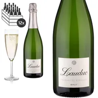 12er Karton Crémant de Bordeaux Blanc Brut von Château Lauduc - Crémant