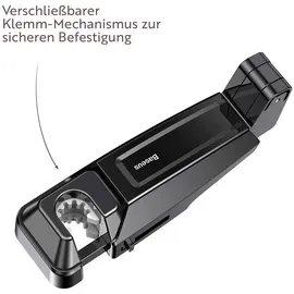 Baseus Rücksitz Kopfstütze Halterung 4,0''-6,5'' Schwarz