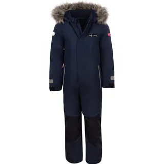 TROLLKIDS Skianzug »KIDS KIRKENES SNOWSUIT« TROLLKIDS dusky olive/navy
