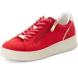 Marco Tozzi Plateau Sneaker Damen Cherry Comb 38
