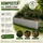 Vicco Komposter Silber, 270 x 90 cm, Gartenzubehör, Gartenpflege, Gartengeräte