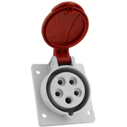 Schräg Einbausteckdose 16A 400V 5P IP54 CEE Steckdose Doktorvolt 6428
