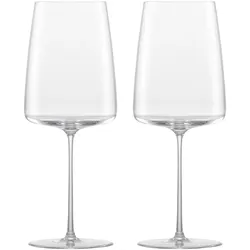 ZWIESEL GLAS Serie SIMPLIFY Weinglas fruchtig & fein mundgeblasen 2 Stück 555 ml
