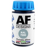 Alex Flittner Designs Lackstift RAL 7000 FEHGRAU seidenmatt 50ml Holz Metall Möbel Bad Retuschierlack Reparaturlack