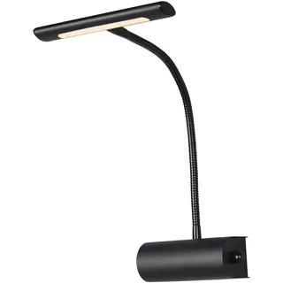 Trio LED-Wandleuchte Curtis Schwarz matt
