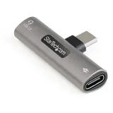 Startech StarTech.com USB-C Audio- und Ladeadapter - USB-C Audio-Kopfhörer-/Headset-Anschluss und 60W PD für Handy/Tablet/Laptop (CDP2CAPDM)