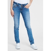 CROSS JEANS ® Cross Jeans Regular Fit blau mit Doppelknopf-W34 / L30