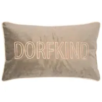 PAD Kissenbezug Dorfkind 30 x 50 cm Polyester Grau