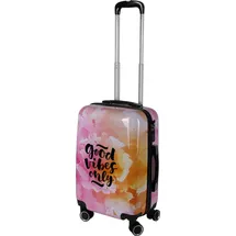 H4L Reisekoffer Koffer Hartschalenkoffer Reisetrolley Rosa Größe S 55x40x23cm