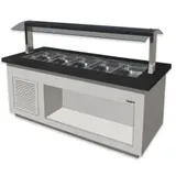 Saro Salatbar Premium Line SB-K200 weiss, für 5x 1/1 GN