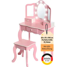 Bayer Chic 2000 Schminktisch 31 x 100 x 31 cm Holz rosa/pink