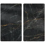 Wenko Herdabdeckplatten-Set 30x52 cm schwarz