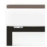 schlafgut Pure Topper Baumwolle 140 x 200 - 160 x 220 cm sand deep