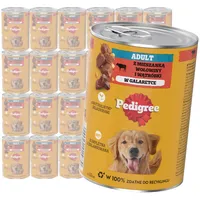 PEDIGREE Mit Rindfleisch in Gelee 24x400g Für Erwachsene Hunde Nassfutter
