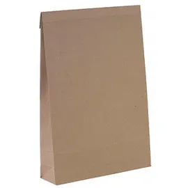 Flexipak Faltentaschen classic eco Doppelfixverschluss DIN B4 ohne Fenster natur mit 5,0 cm Falte, 300 St.