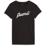 Puma T-Shirt ESS+ Script T-Shirt Damen schwarz L