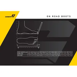 Gaerne Rocket Schwarz/Neon-Gelb 48